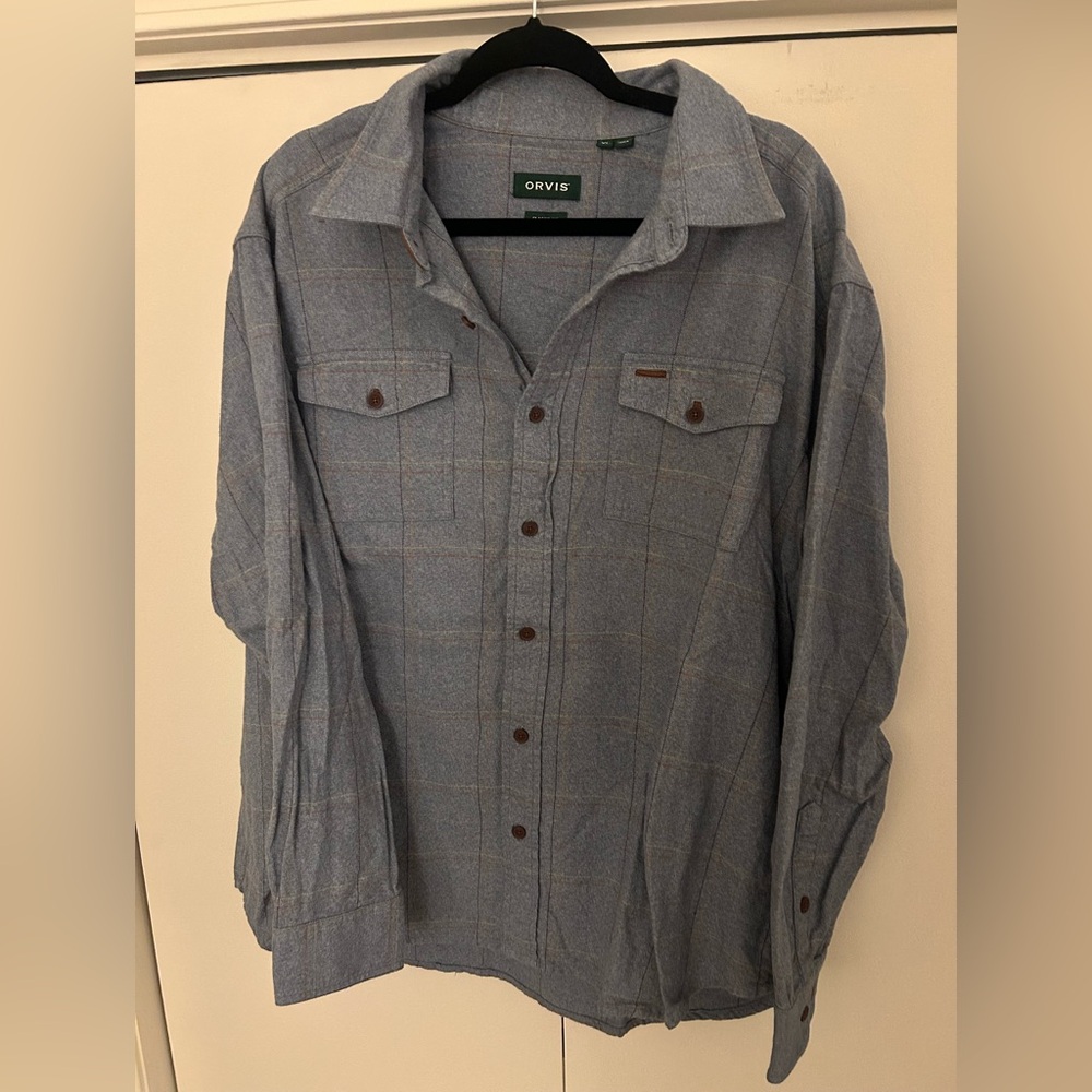 Orvis Classic Fit Blue Shirt